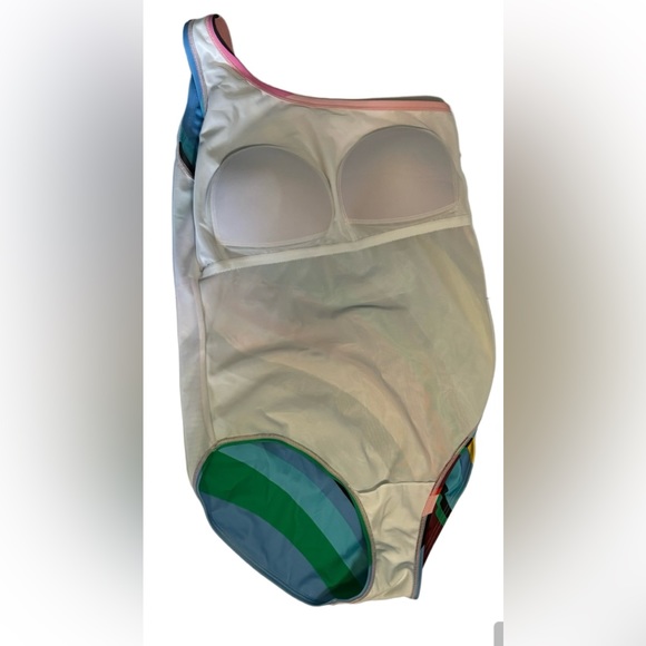 Boden Multicolor One-Shoulder Swimsuit - Picture 5 of 15